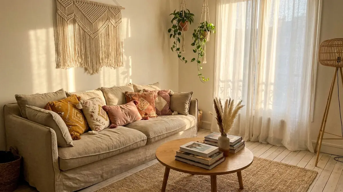 Comment se faire un salon bohème 8 clés pour un intérieur libre et chaleureux